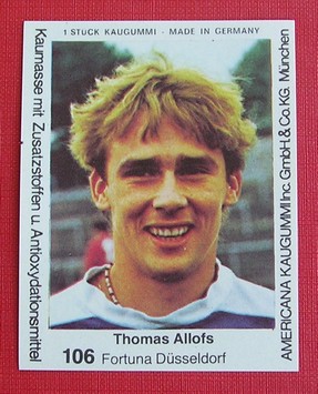 Thomas Allofs - Nr. 106 - Fortuna Dusseldorf